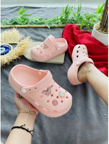 YENİ MODEL CROCS PEMBE 