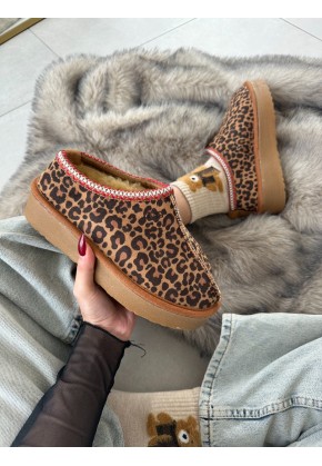 UGG W TAZZ LEOPAR TABA