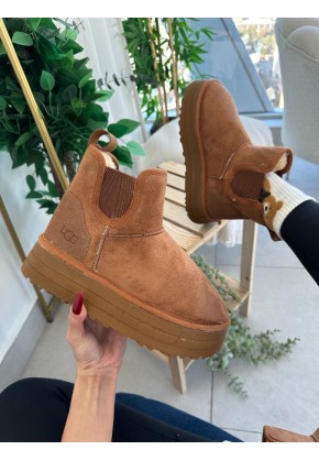 UGG LASTİKLİ KALIN TABAN TABA