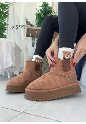 UGG LASTİKLİ KALIN TABAN TABA