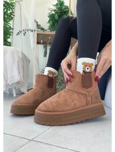 UGG LASTİKLİ KALIN TABAN TABA