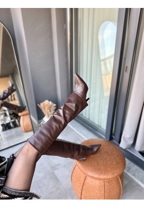 Angel Tozluk Çizme Bordo