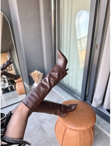 Angel Tozluk Çizme Bordo
