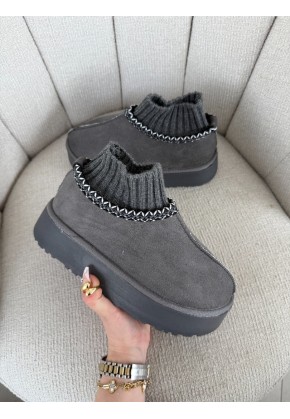 Tazz Çorap Platform Gri Tazz Çorap Platform Gri