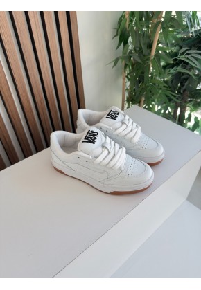 Vans leather white