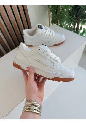 Vans leather white
